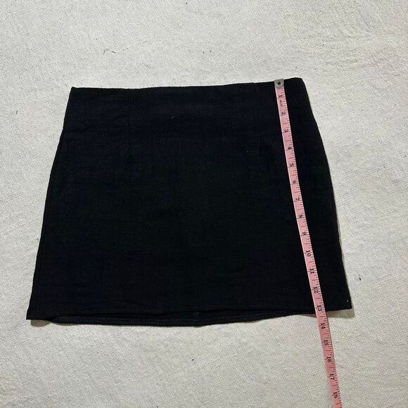 Princess Polly Black Mini Skirt with Zipper - Picture 5 of 5